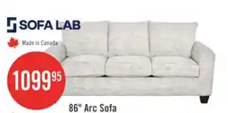 The Brick Made in Canada Customizable Sofa Lab Arc 86 Fabric Sofa – Chenille Moss offer