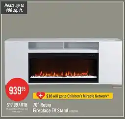 The Brick 70 Robin Fireplace TV Stand offer