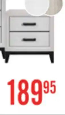 The Brick Kate Bedside 2-Drawer Nightstand, 23.6W x 24.8H - White offer