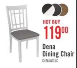 The Brick Dena Dining Chair with Linen-Look Fabric - Dove Grey offer