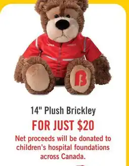 The Brick 14 Plush Brickley offer