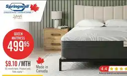 The Brick Springwall Spa 8 Firm Smooth Top Queen Mattress in a Box offer