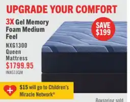 The Brick Serta iSeries NXG1300 Luxury Tight Top Medium Queen Mattress offer