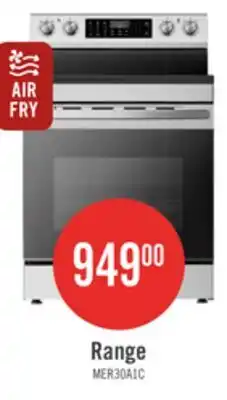 The Brick Midea 6.3 Cu. Ft. Freestanding Electric Range with Air Fry – Stainless Steel - MER30A15ASTC offer