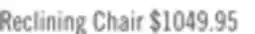 The Brick Leo 41 Leather-Look Fabric Power Reclining Chair - Walnut Brown offer