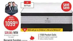 The Brick Scott Living Berwick ET Medium Queen Mattress offer