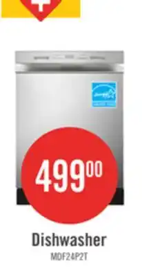 The Brick Midea 24 Front-Control Dishwasher with Interior Light - MDF24P2BST offer