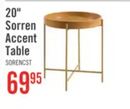 The Brick Soren 20 Accent Table - Honey Walnut offer
