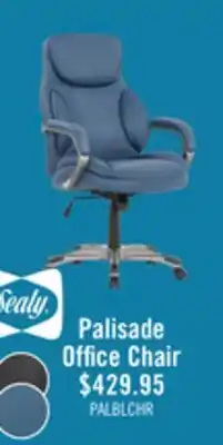 The Brick Sealy Palisade 28 Adjustable Ergonomic Office Chair - Blue offer