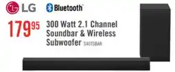 The Brick LG 300 Watt 2.1 Channel Soundbar & Wireless Subwoofer offer