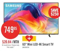 The Brick 65 Mini LED 4K Smart TV offer