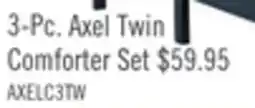 The Brick Axel 3-Piece Twin Comforter Set - Grey offer