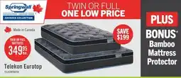 The Brick Springwall Advance Telekon Eurotop Firm Twin Mattress offer