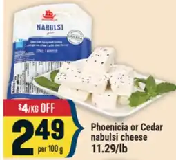 Marché Adonis PHOENICIA OR CEDAR NABULSI CHEESE offer