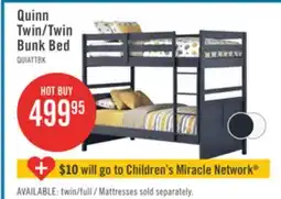 The Brick Quinn Twin/Twin Bunk Bed offer
