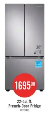 The Brick Samsung 30 22.1 Cu. Ft. French-Door Refrigerator - Stainless Steel - RF22A4111SR/AA offer