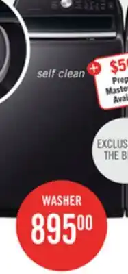 The Brick Samsung 5.4 Cu. Ft. Top-Load Washer - Black Stainless Steel - WA46CG3505AVA4 offer