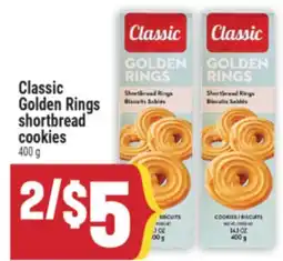 Marché Adonis Classic Golden Rings shortbread cookies offer