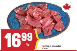 Marché Adonis Halal leg of lamb cubes offer