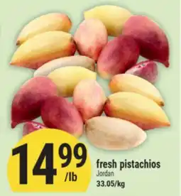 Marché Adonis fresh pistachios offer