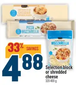 Marché Adonis SELECTION BLOCK OR SHREDDED CHEESE offer