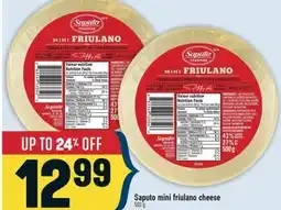 Marché Adonis Saputo mini friulano cheese offer