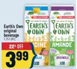 Marché Adonis EARTH'S OWN ORIGINAL BEVERAGE offer
