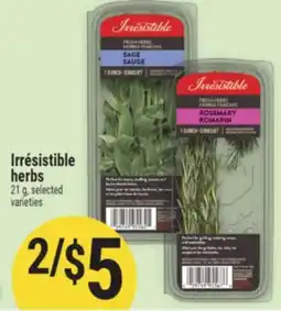 Marché Adonis IRRÉSISTIBLE HERBS offer