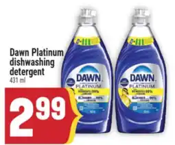 Marché Adonis Dawn Platinum dishwashing detergent offer