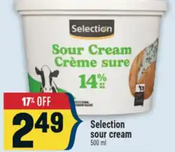 Marché Adonis Selection sour cream offer