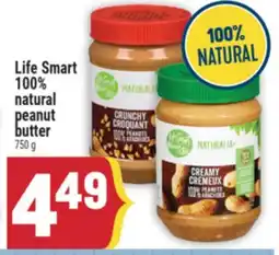 Marché Adonis Life Smart 100% natural peanut butter offer