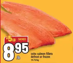 Marché Adonis coho salmon fillets offer
