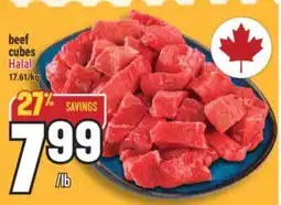 Marché Adonis BEEF CUBES HALAL offer