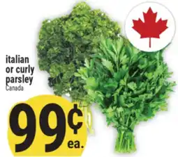 Marché Adonis italian or curly parsley offer