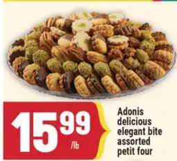 Marché Adonis Adonis delicious elegant bite assorted petit four offer