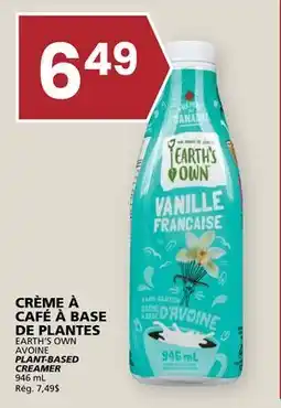 Rachelle-Bery Grocery EARTH'S OWN PLANT-BASED CREAMER offer