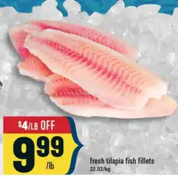 Marché Adonis FRESH TILAPIA FISH FILLETS offer