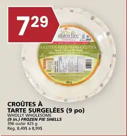 Rachelle-Bery Grocery WHOLLY WHOLESOME FROZEN PIE SHELLS offer