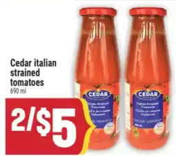 Marché Adonis CEDAR ITALIAN STRAINED TOMATOES offer