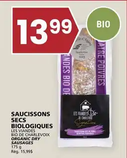 Rachelle-Bery Grocery BIO DE CHARLEVOIX ORGANIC DRY SAUSAGES offer