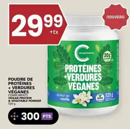 Rachelle-Bery Grocery COMPLIMENTS VEGAN PROTEIN & VEGETABLE POWDER offer