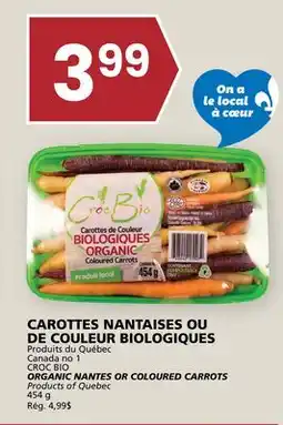 Rachelle-Bery Grocery CROC BIO ORGANIC NANTES OR COLOURED CARROTS offer