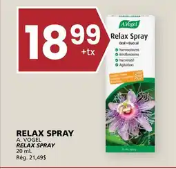 Rachelle-Bery Grocery A. VOGEL RELAX SPRAY offer