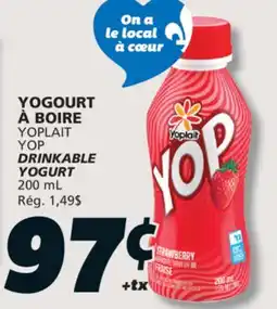 IGA YOPLAIT YOP DRINKABLE YOGURT offer