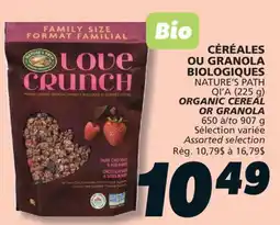 IGA NATURE'S PATH QI'A ORGANIC CEREAL OR GRANOLA offer
