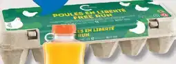 IGA WHITE EGGS OR REFRIGERATED ORANGE JUICE offer