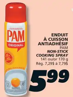 IGA PAM NON-STICK COOKING SPRAY offer