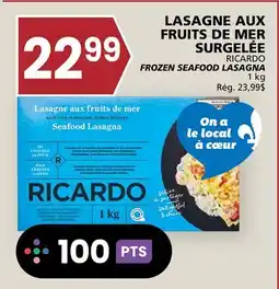 Rachelle-Bery Grocery RICARDO FROZEN SEAFOOD LASAGNA offer