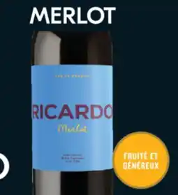 IGA RICARDO RED OR WHITE WINE offer