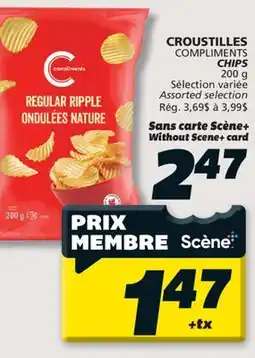 IGA COMPLIMENTS CHIPS offer